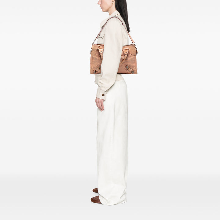 Balenciaga Cuir d’agneau Motocross Giant 21 Classic City Sac cartable