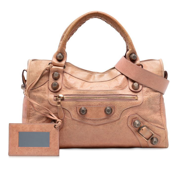 Balenciaga Cuir d’agneau Motocross Giant 21 Classic City Sac cartable