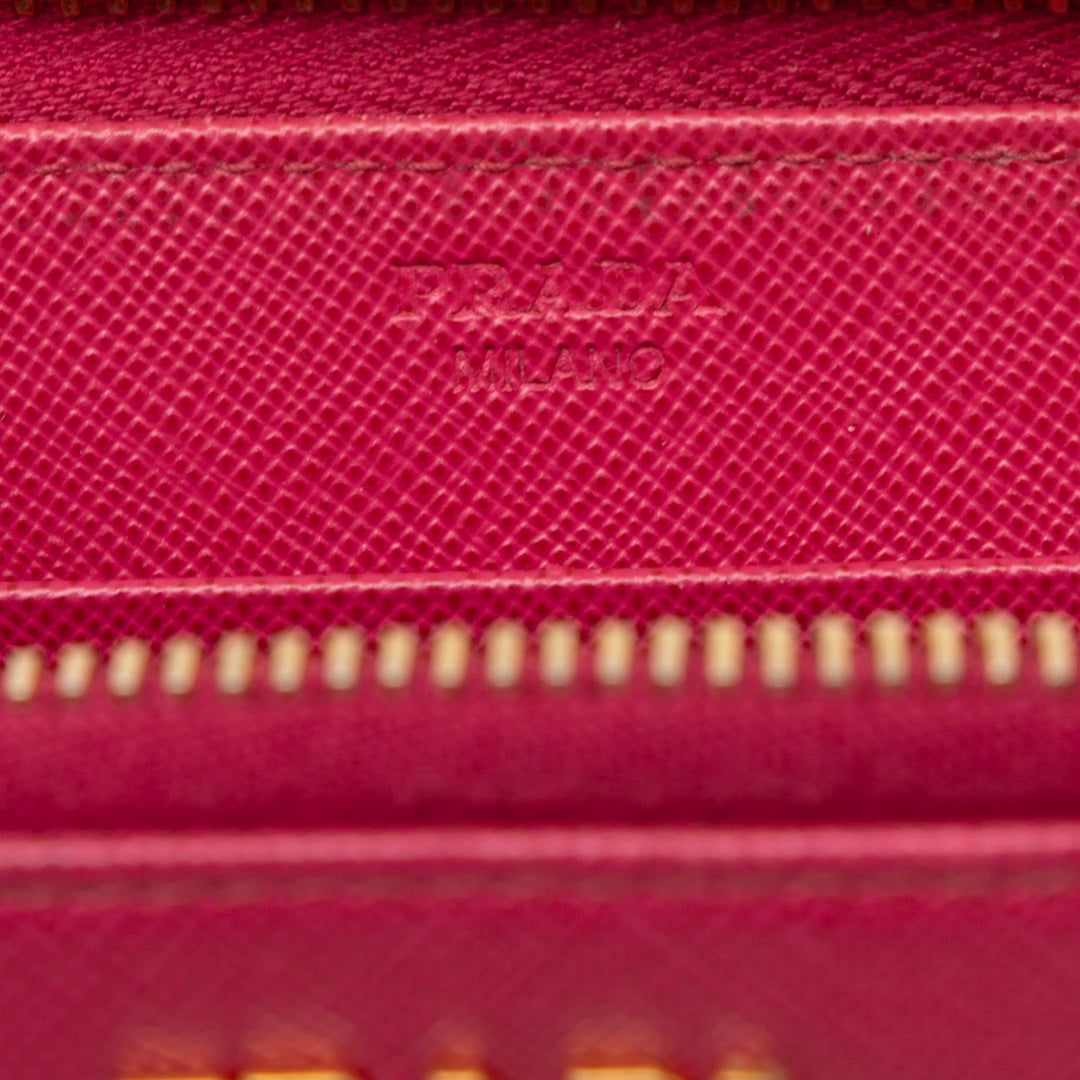 Prada Saffiano Portefeuille long zippé