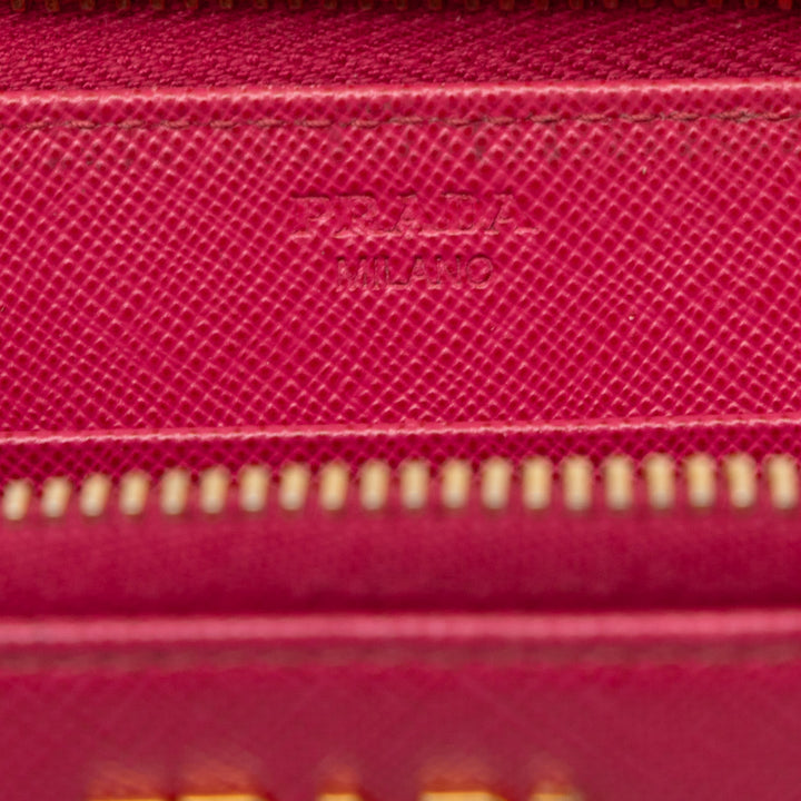 Prada Saffiano Portefeuille long zippé