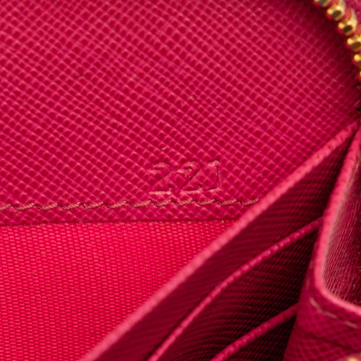 Prada Saffiano Portefeuille long zippé
