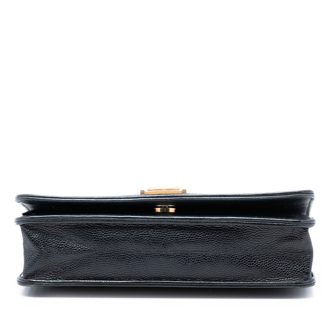 Chanel Chevron Caviar Boy Wallet on Chain