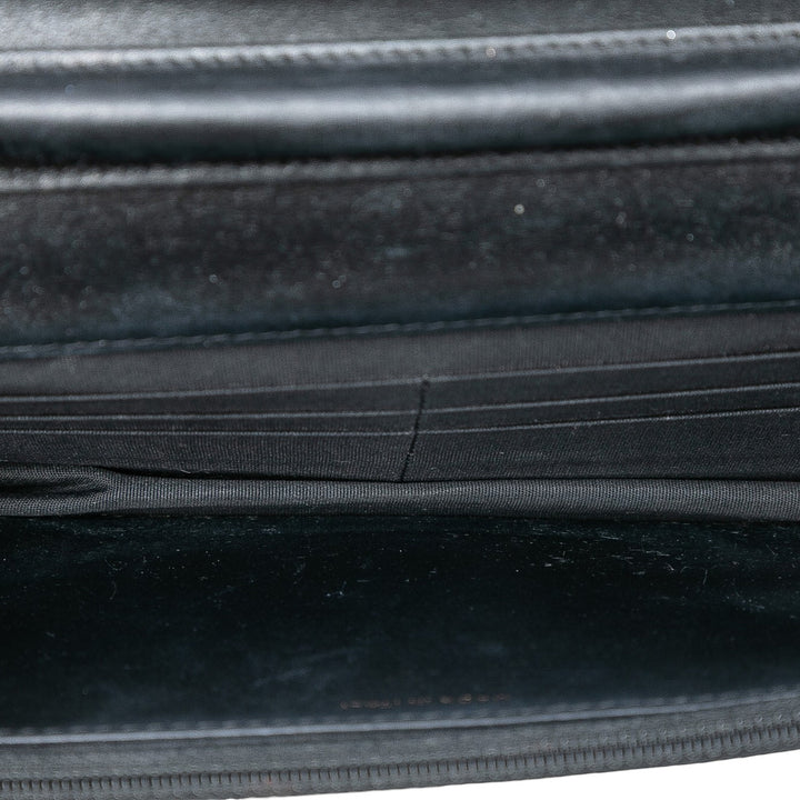 Chanel Chevron Caviar Boy Wallet on Chain