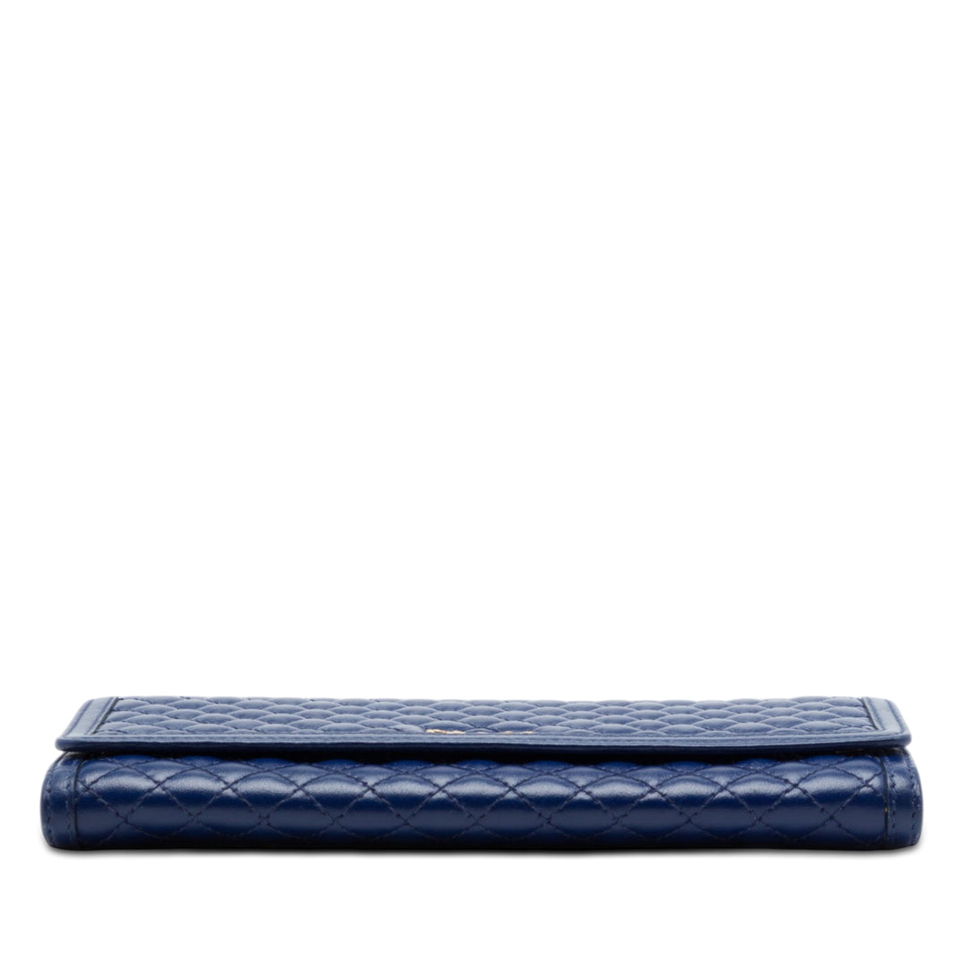 Prada Matelassé Nappa Wallet on Chain