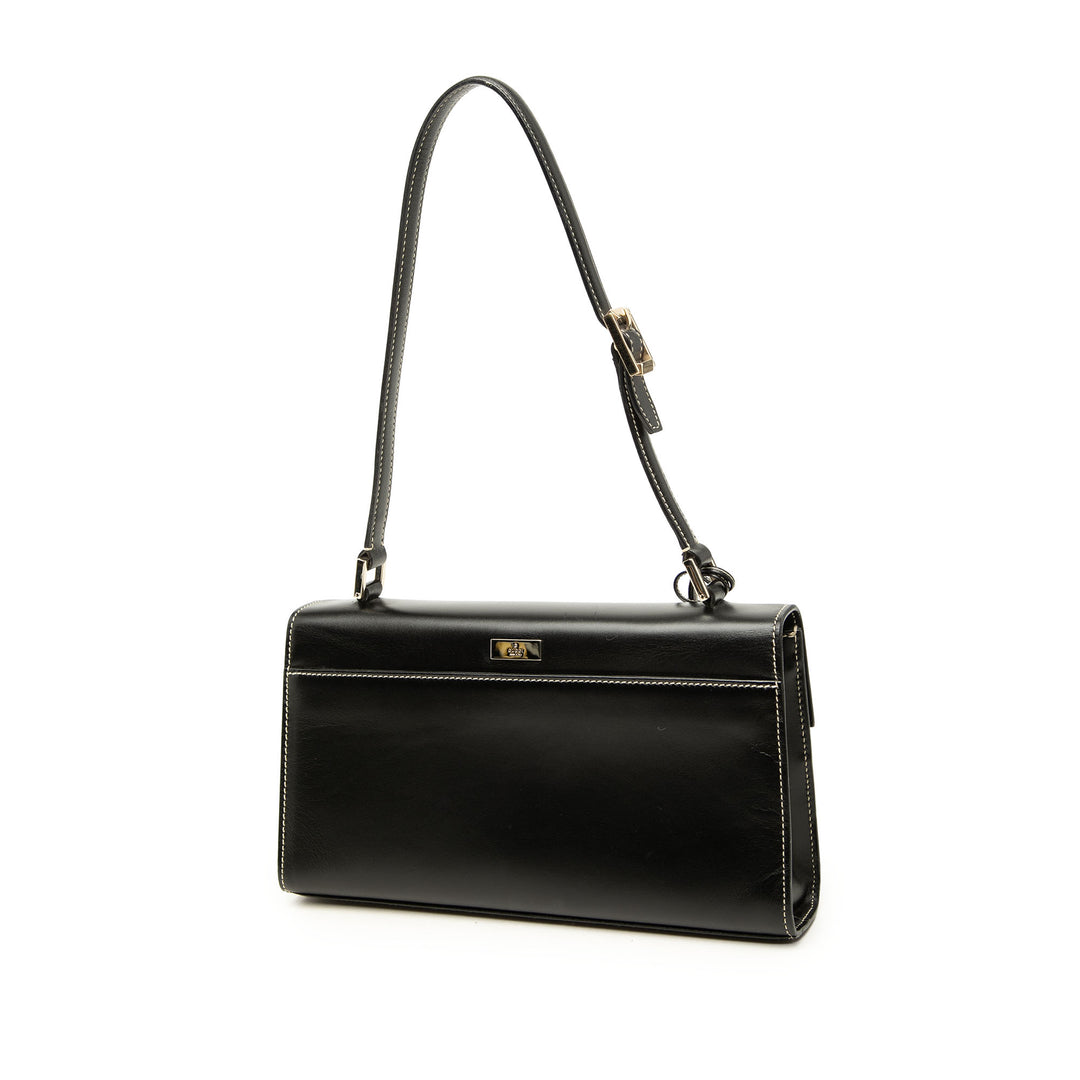 Lady Lock Sac Cuir de veau Noir