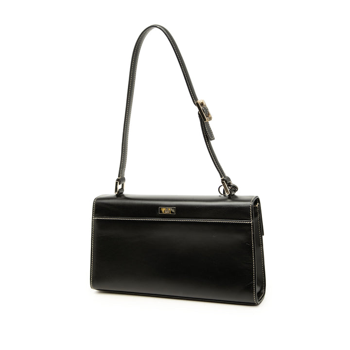 Lady Lock Sac Cuir de veau Noir