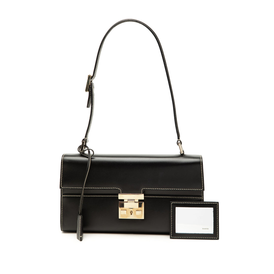 Lady Lock Sac Cuir de veau Noir