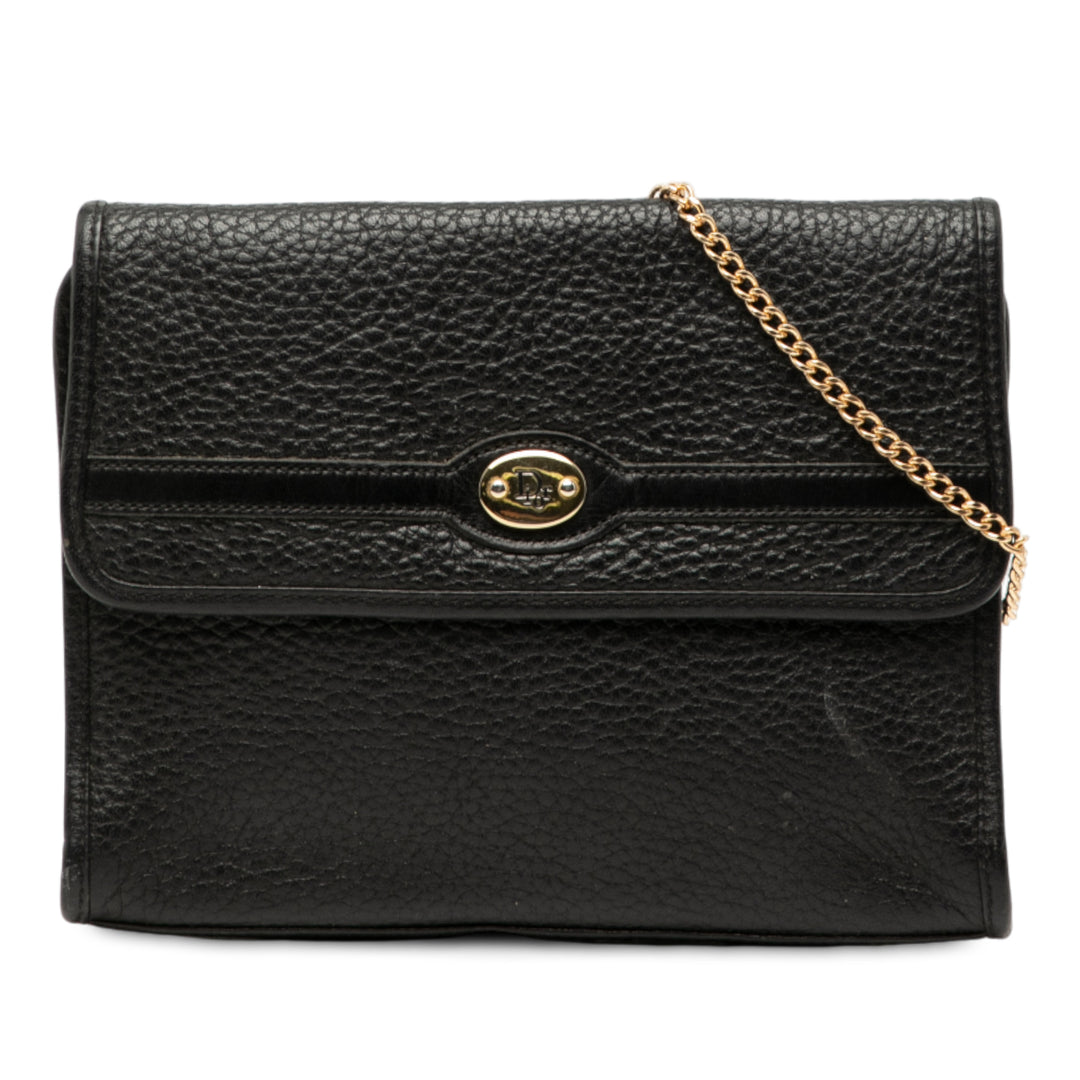 Dior Cuir Chain Sac porté croisé Noir – GABY PARIS Authentique