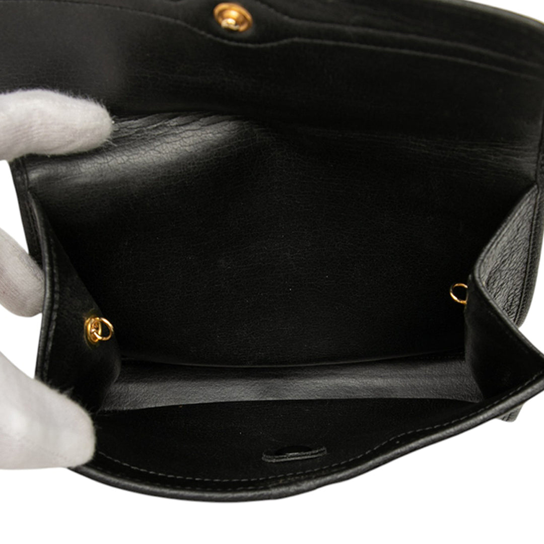 Dior Cuir Chain Sac porté croisé Noir – GABY PARIS Authentique