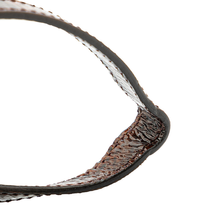 Fendi Cuir Shoulder Strap Marron
