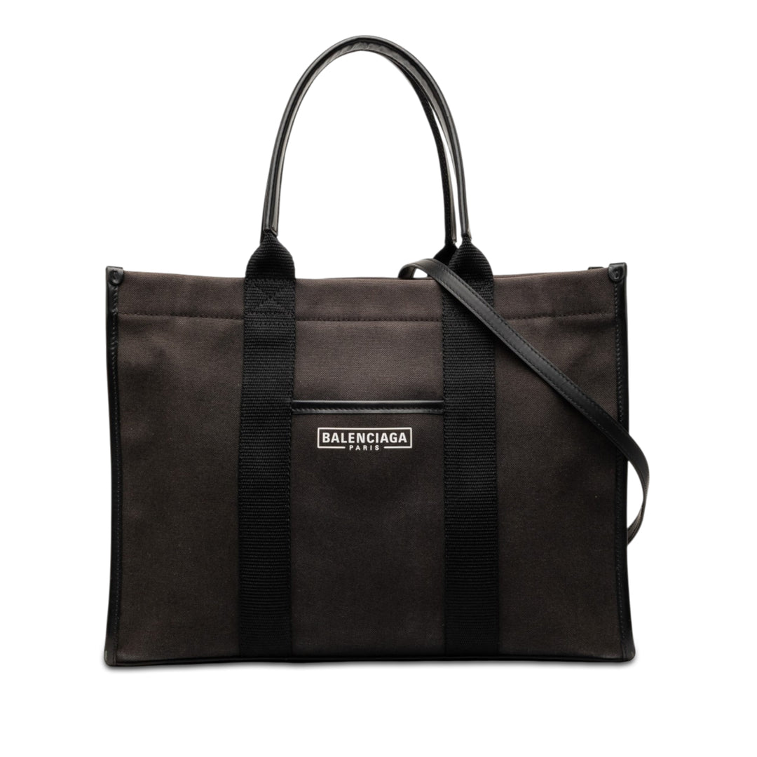 Balenciaga Medium Toile Hardware Cabas