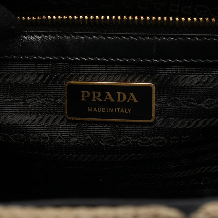 Prada Small Toile Symbole Triangolo Sac