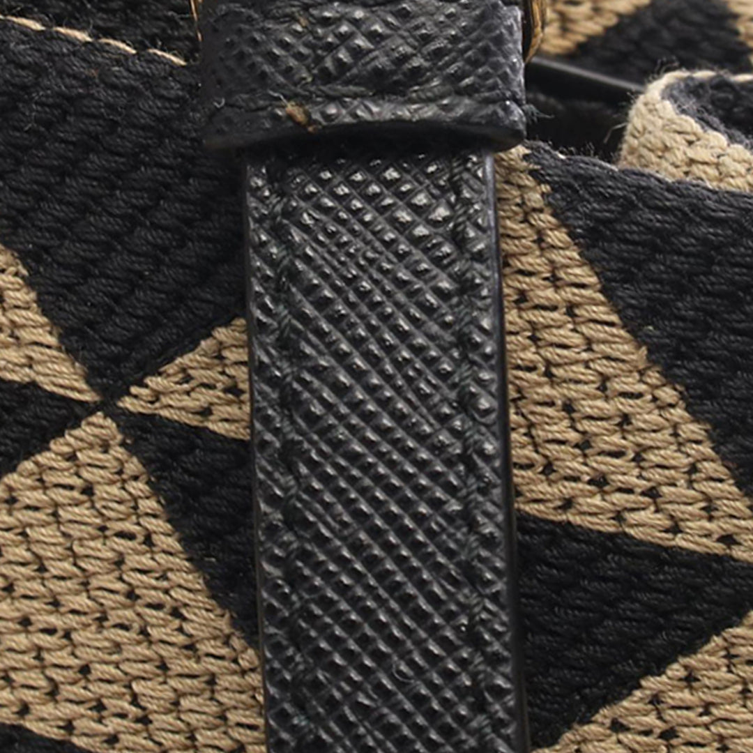 Prada Small Toile Symbole Triangolo Sac