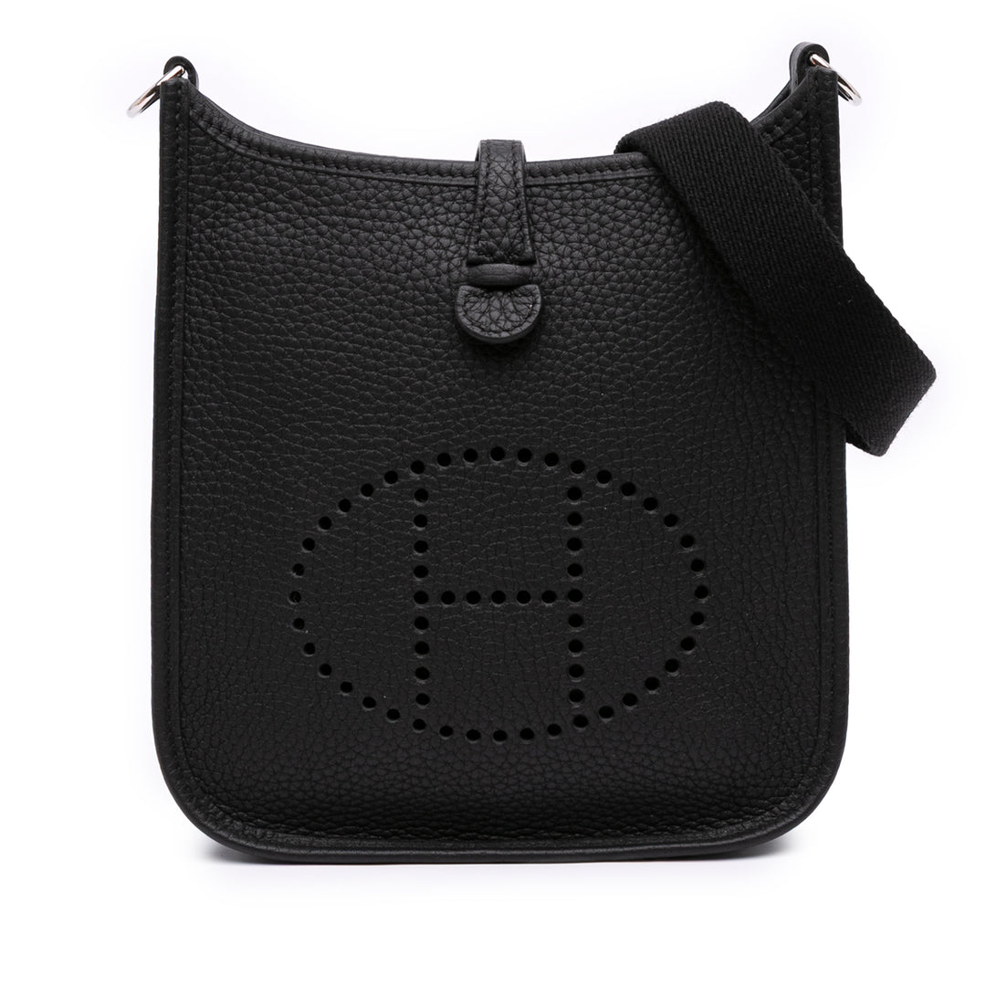 Hermès Clemence Evelyne TPM Noir – GABY PARIS Authentique
