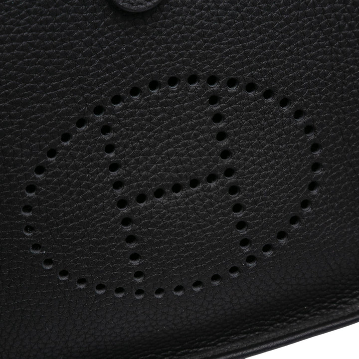 Hermès Clemence Evelyne TPM Noir – GABY PARIS Authentique