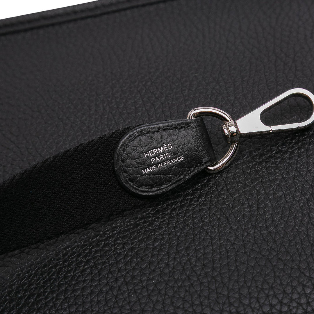 Hermès Clemence Evelyne TPM Noir – GABY PARIS Authentique