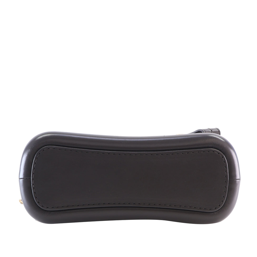 Matelassé vieilli Gabrielle Hobo Petit Cuir de veau Gris