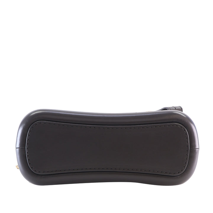 Matelassé vieilli Gabrielle Hobo Petit Cuir de veau Gris