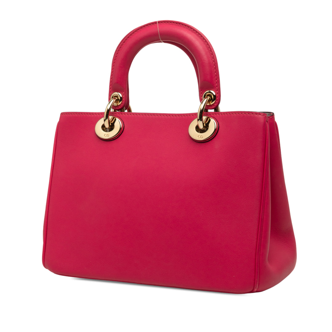 Dior Diorissimo Sac Mini Rose – vue 2 – GABY PARIS