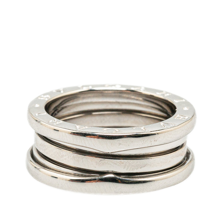 18K White Gold B.Zero1 Three Band Ring Silver - Gaby Paris