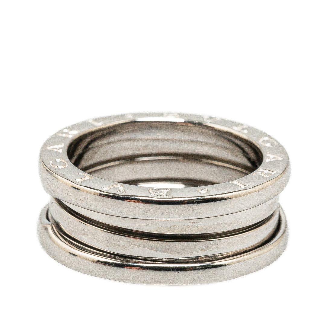 18K White Gold B.Zero1 Three Band Ring Silver - Gaby Paris