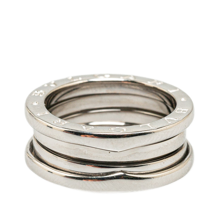 18K White Gold B.Zero1 Three Band Ring Silver - Gaby Paris