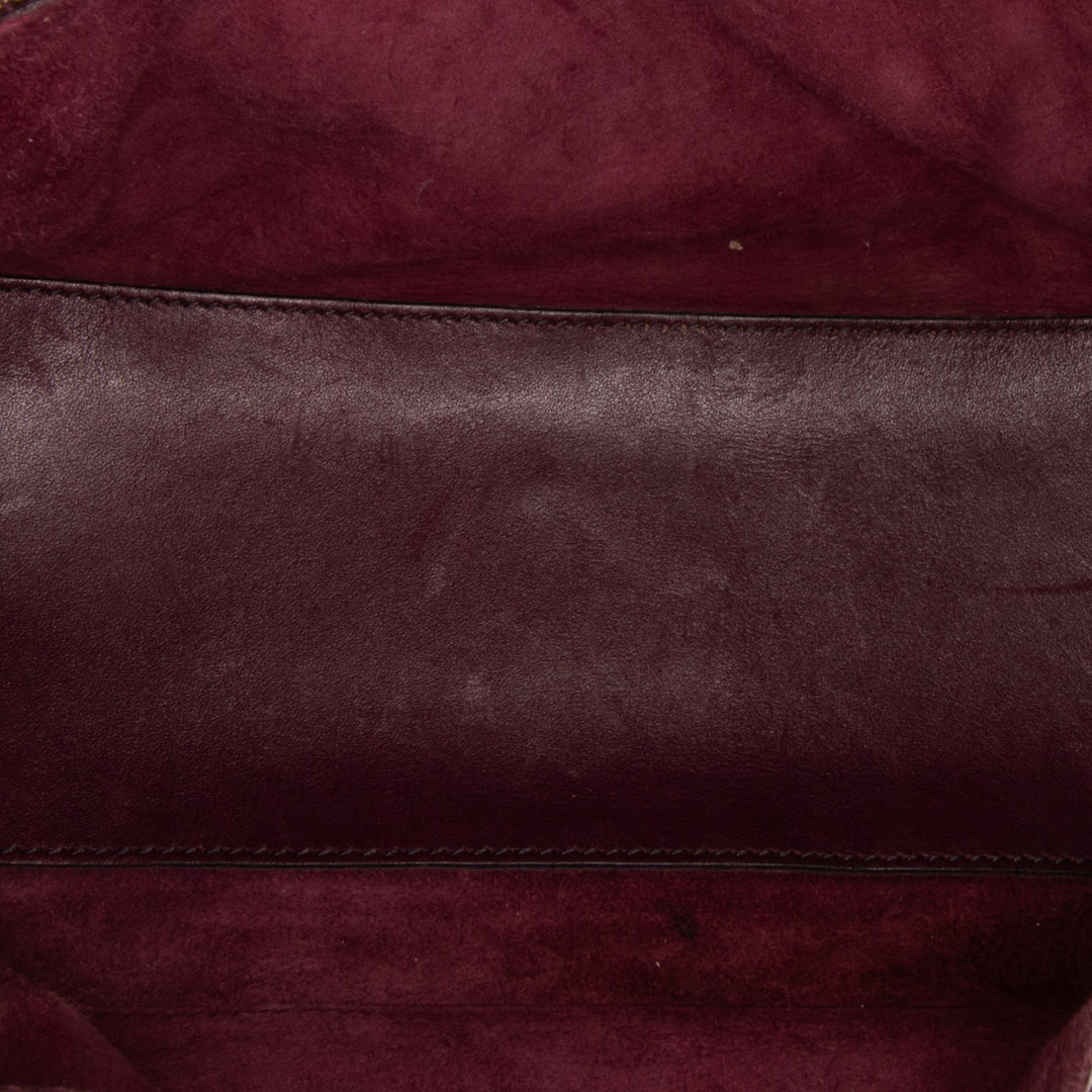 Medium Lambskin Cannage Studded Supple Lady Dior Red - Gaby Paris