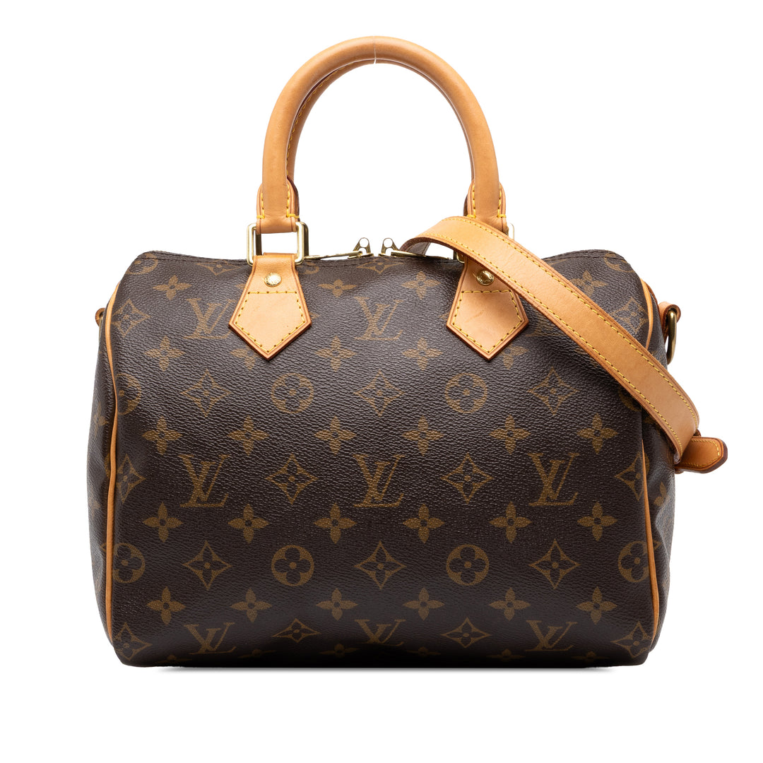 Louis Vuitton Speedy Bandouliere 25 Monogram Marron – vue principale – GABY PARIS