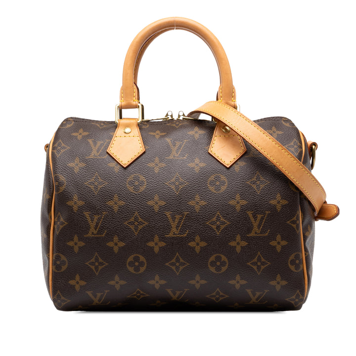 Louis Vuitton Speedy Bandouliere 25 Monogram Marron – vue principale – GABY PARIS