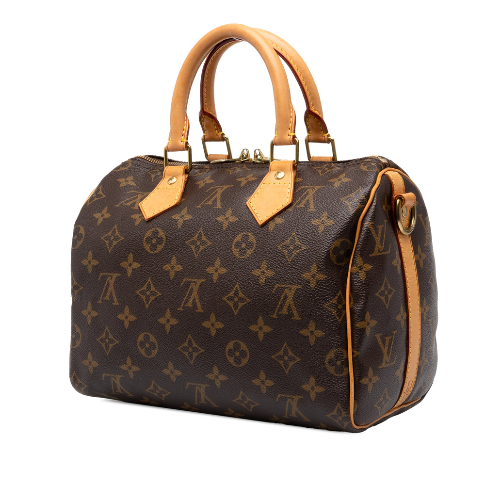Louis Vuitton Speedy Bandouliere 25 Monogram Marron – vue 2 – GABY PARIS