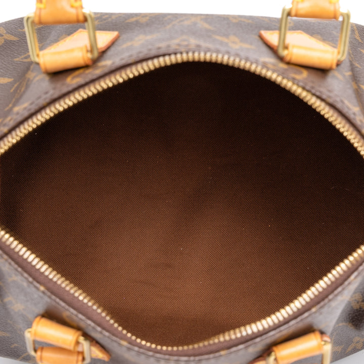 Louis Vuitton Speedy Bandouliere 25 Monogram Marron – vue 4 – GABY PARIS