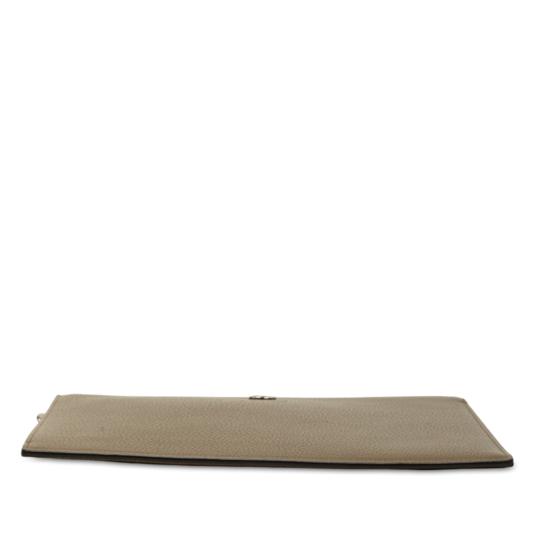 GG Marmont Pochette Cuir de veau Marron