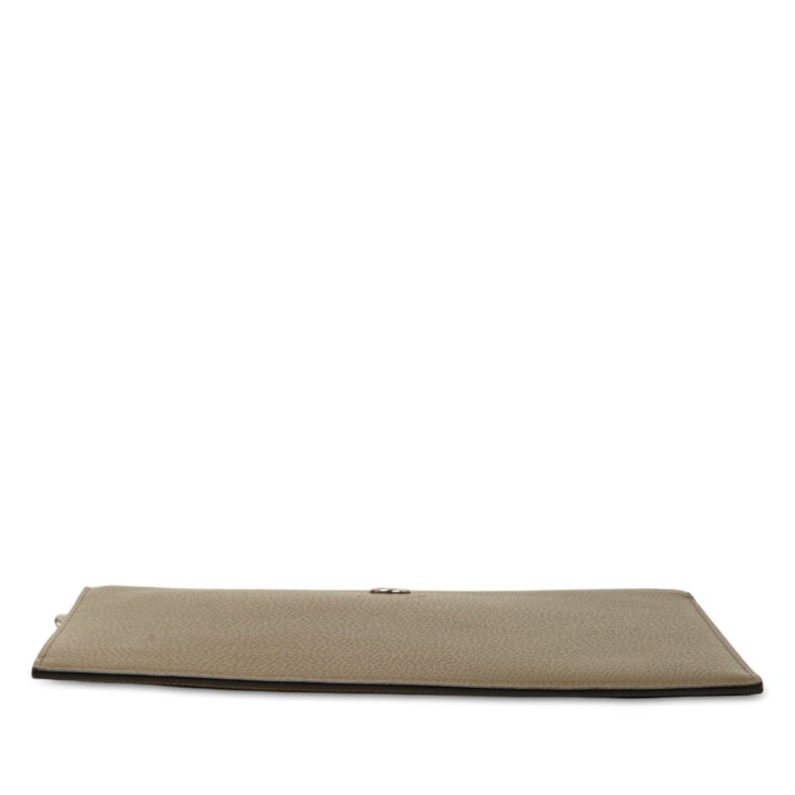 GG Marmont Pochette Cuir de veau Marron