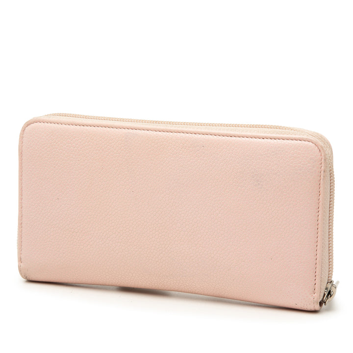 Chanel CC Caviar Portefeuille long zippé