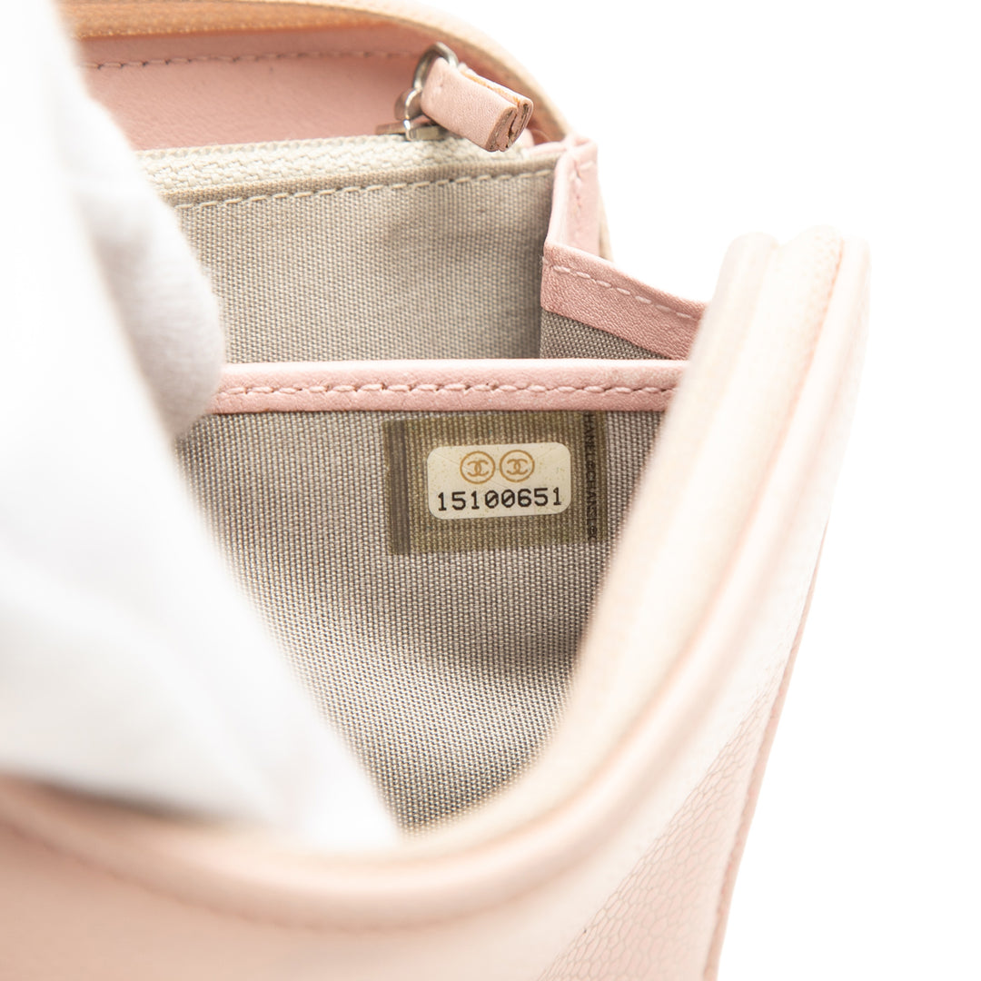 Chanel CC Caviar Portefeuille long zippé