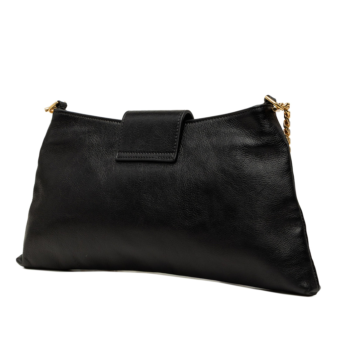 Celine Triomphe Wiltern Sac Cuir de veau Noir – vue 2 – GABY PARIS