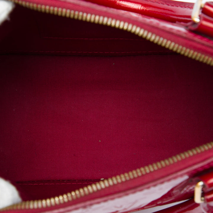 Alma BB Cuir verni Monogram Rouge
