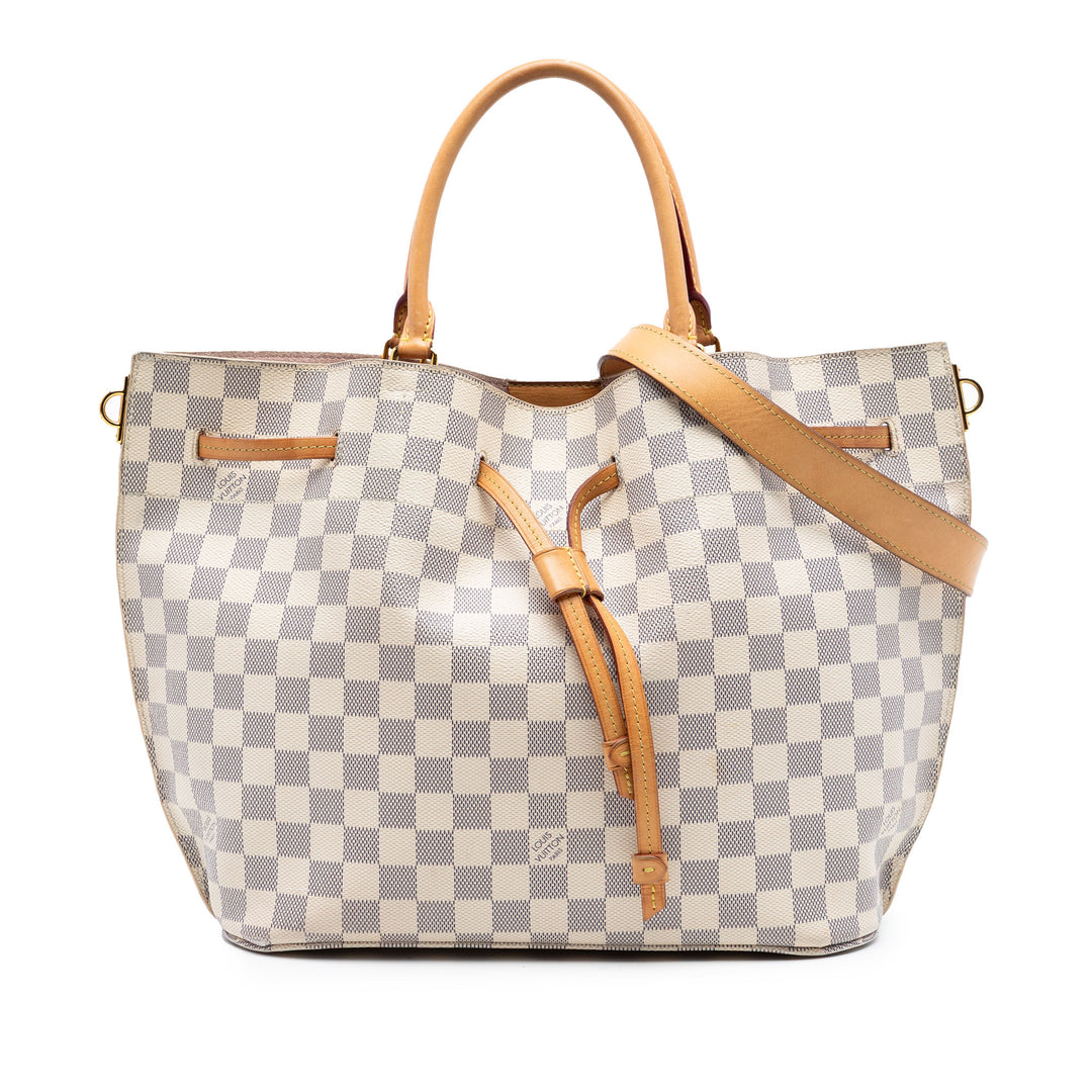 Girolata Damier Azur Weiß