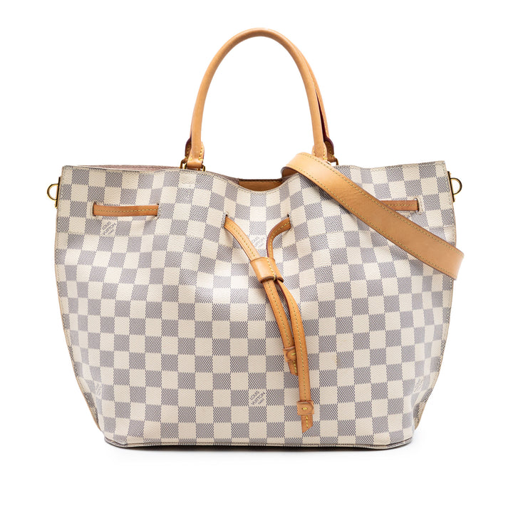 Girolata Damier Azur Weiß