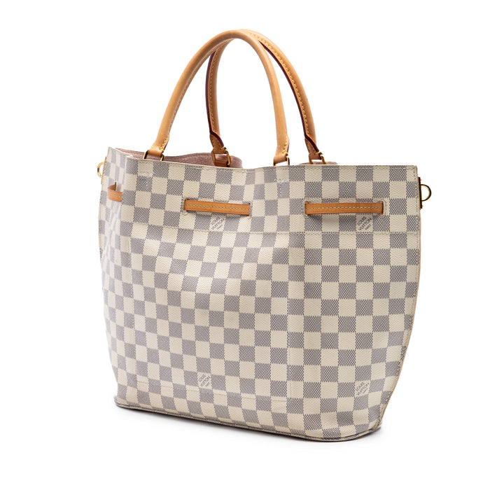 Girolata Damier Azur Weiß