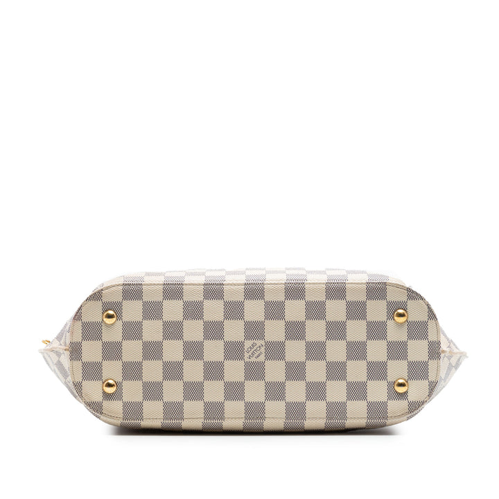 Girolata Damier Azur Weiß