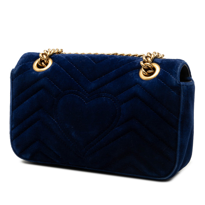 Gucci GG Marmont Matelasse Sac Petit Velours