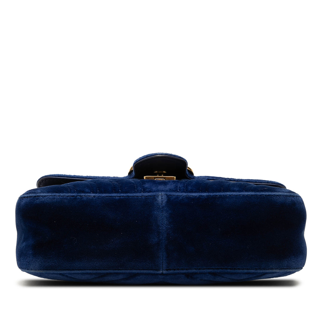 Gucci GG Marmont Matelasse Sac Petit Velours