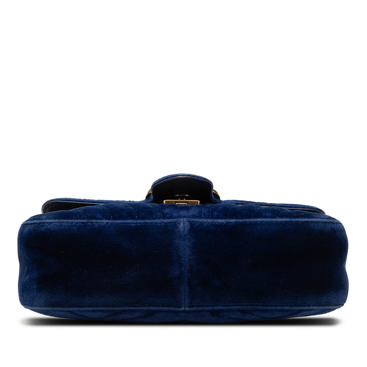 Gucci GG Marmont Matelasse Sac Petit Velours