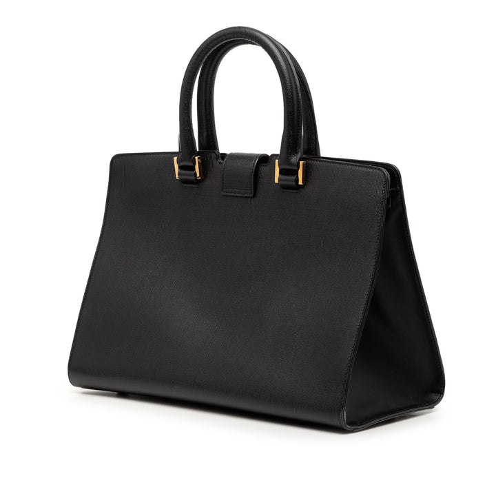 Saint Laurent Small Textured Cuir Cabas Chyc Sac