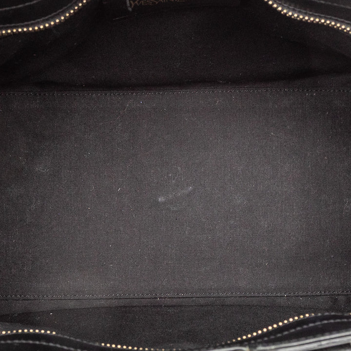 Saint Laurent Small Textured Cuir Cabas Chyc Sac