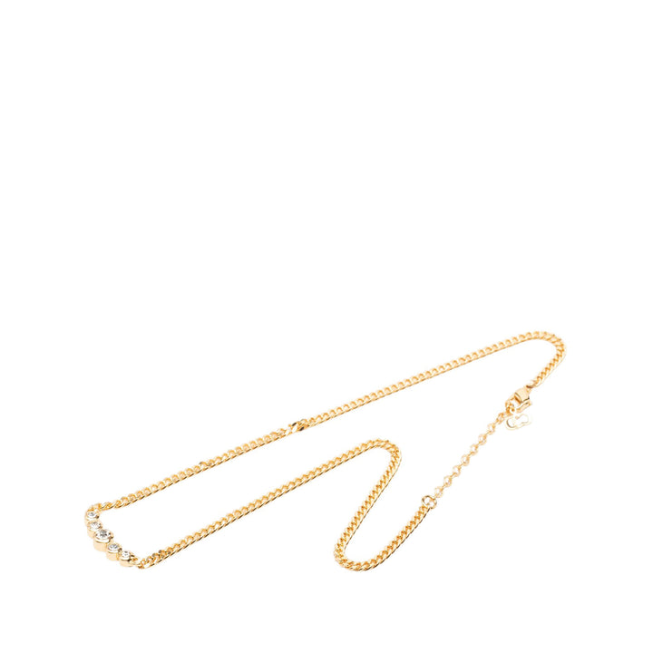 Dior Collier Strass Pendant plaqué or – vue principale – GABY PARIS