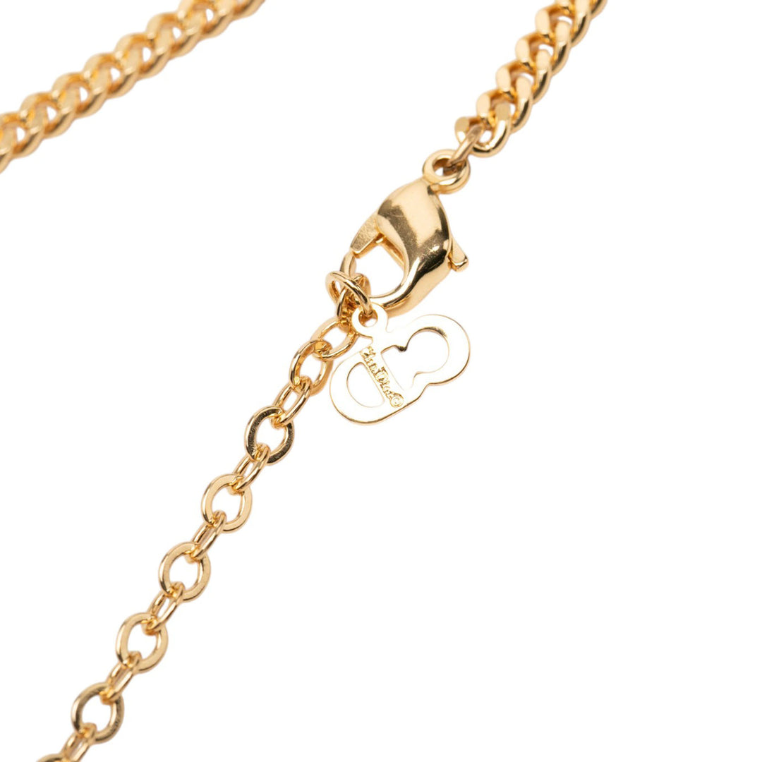 Dior Collier Strass Pendant plaqué or – vue 5 – GABY PARIS