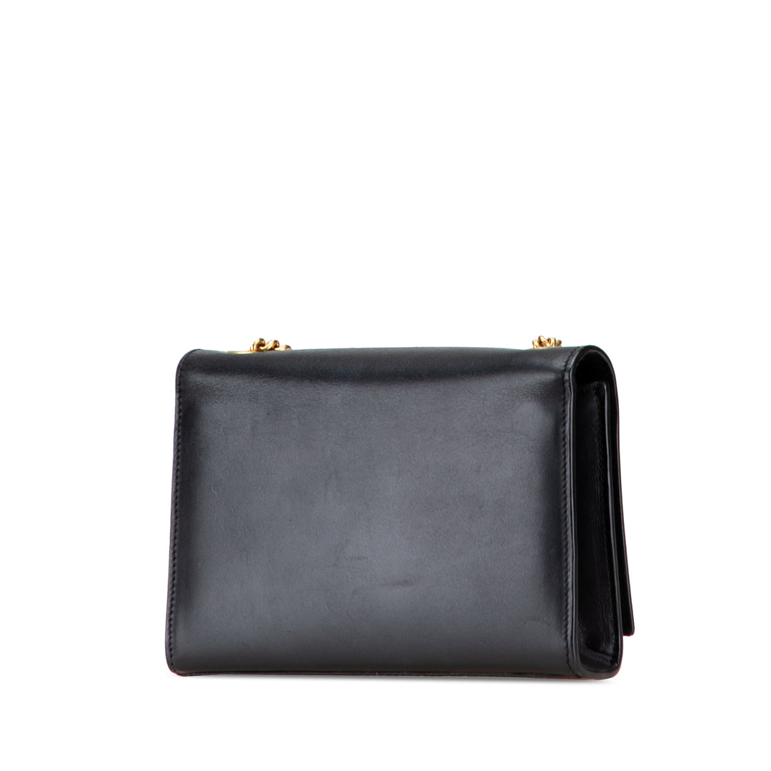 Saint Laurent Small Cuir Monogram Kate Tassel Sac porté croisé Noir – GABY PARIS Authentique
