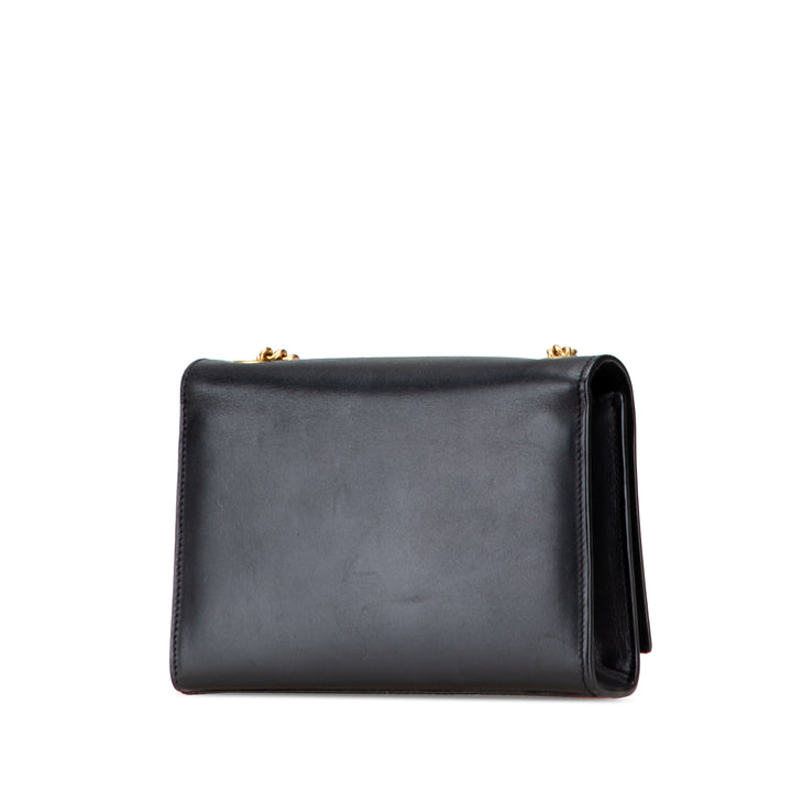 Saint Laurent Small Cuir Monogram Kate Tassel Sac porté croisé Noir – GABY PARIS Authentique